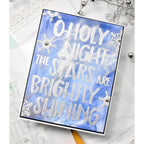 Simon Says Stamp Stencils O Holy Night mt221716 All The Joy Christmas Card