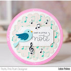 Pretty Pink Posh Just A Note Clear Stamps bird