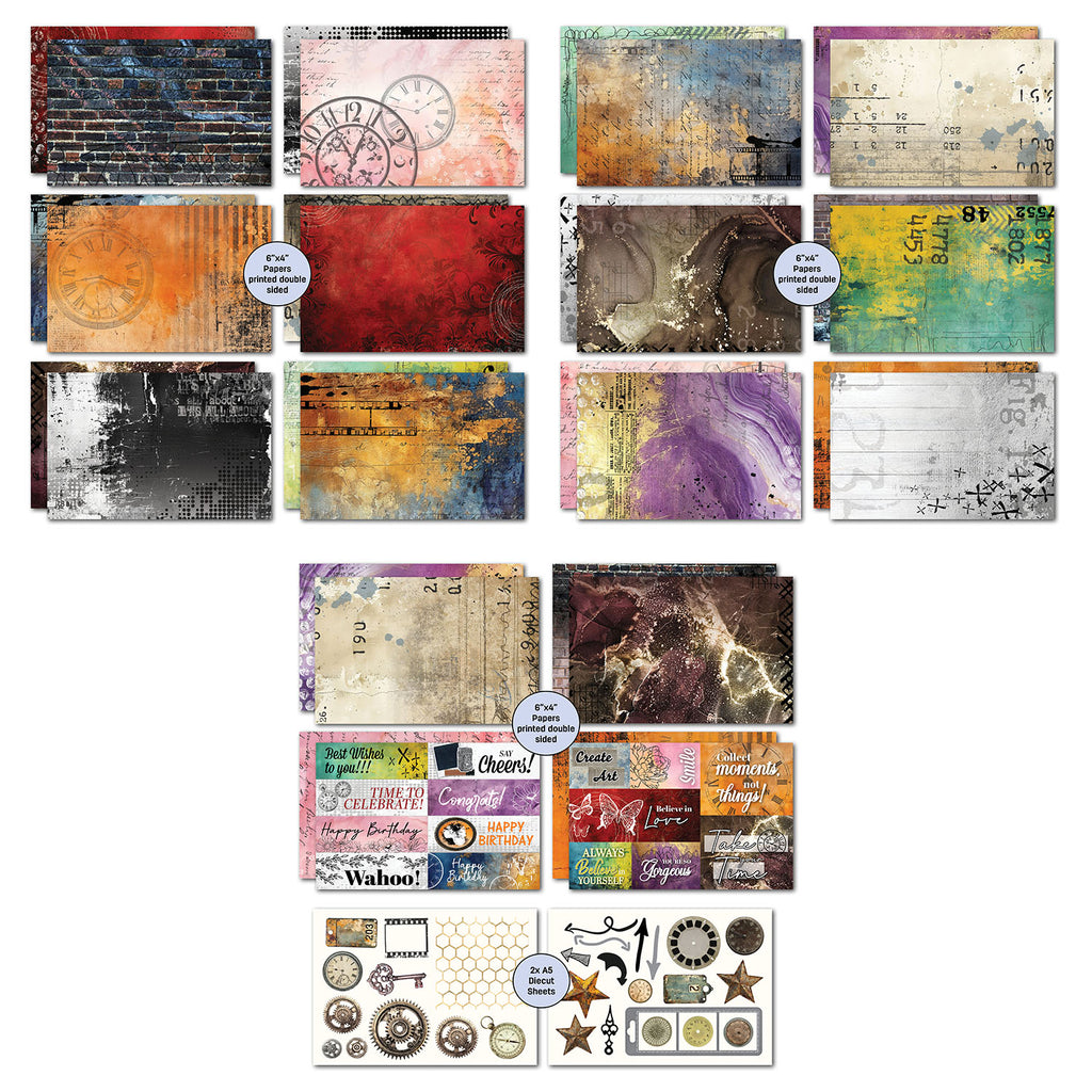 3Quarter Designs Oh Texture 6x4 Card Pack 3q-cc-ohtexture