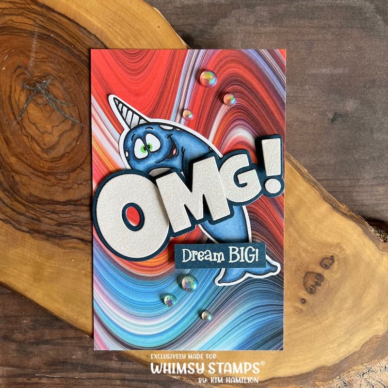 Whimsy Stamps Be Unique Clear Stamps DP1119 dream big