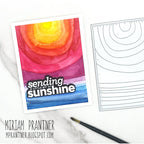 Simon Says Stamp Ocean Horizon Wafer Dies 1311md Friend Like You Sunshine Card | color-code:ALT05