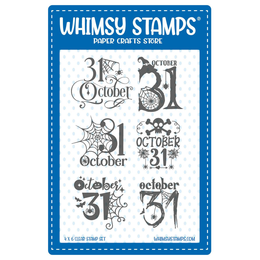 Whimsy Stamps October 31st Clear Stamps cwsd457