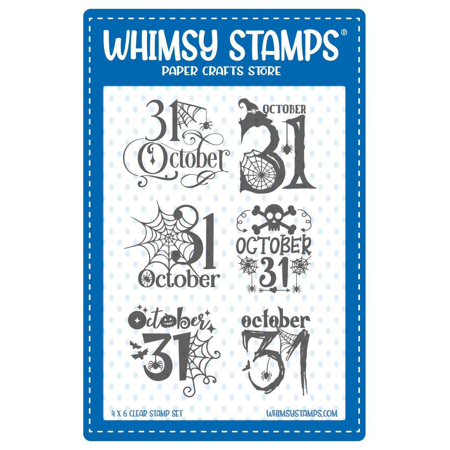 Whimsy Stamps October 31st Clear Stamps cwsd457