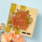 scs-188 Spellbinders Garden Party Clear Stamp and Die Set with love