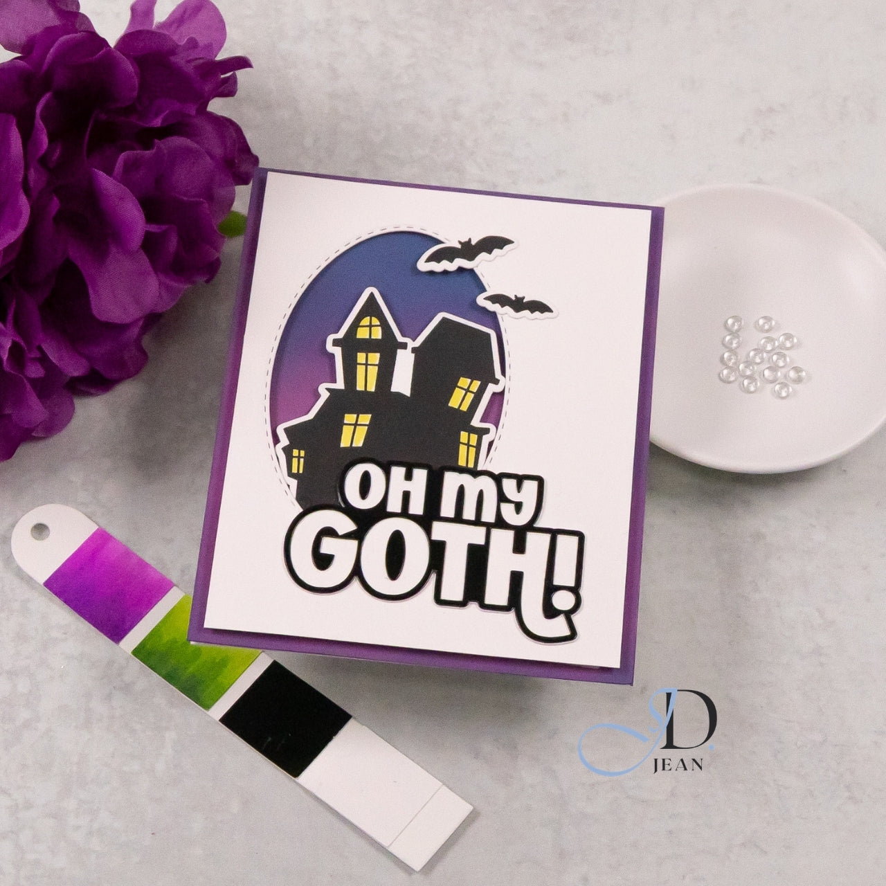 CZ Design Oh My Goth Words Wafer Dies czd313c