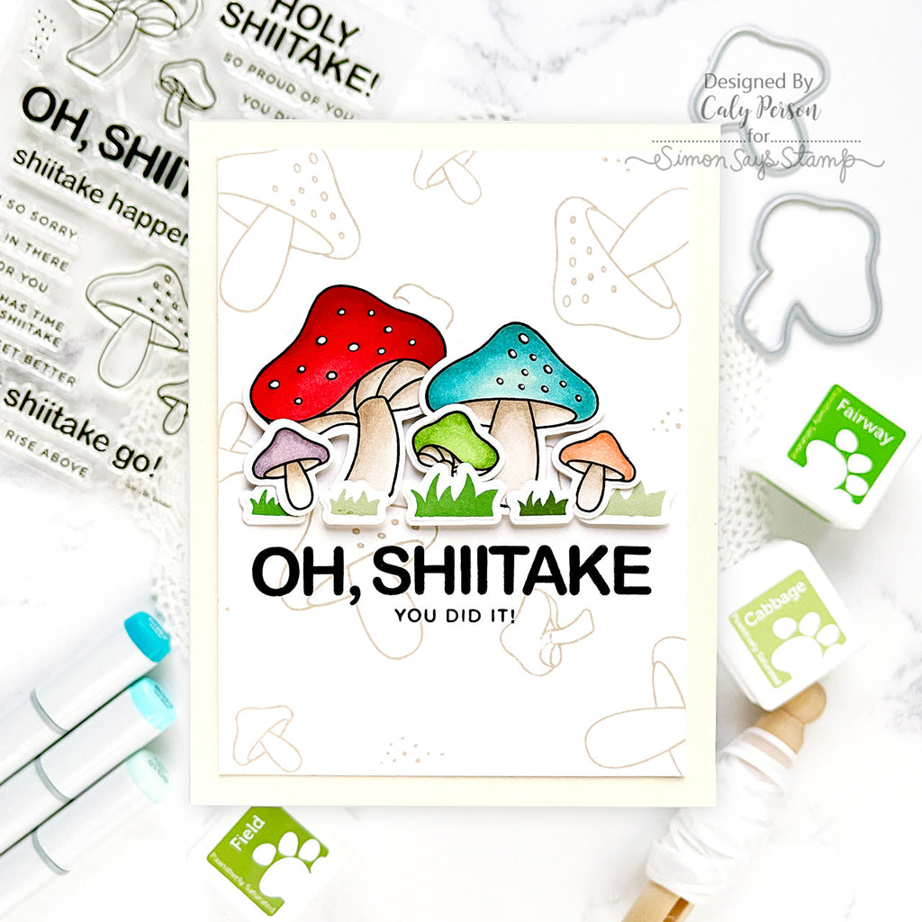 CZ Design Stamps and Dies Oh Shiitake set906os To Love Congratulations Card | color-code:ALT02