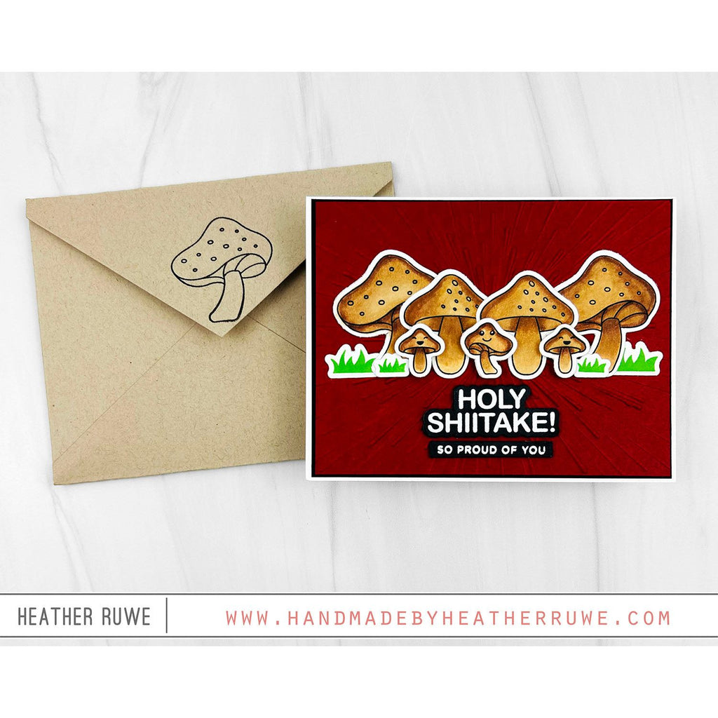 CZ Design Stamps and Dies Oh Shiitake set906os To Love Congratulations Card | color-code:ALT03
