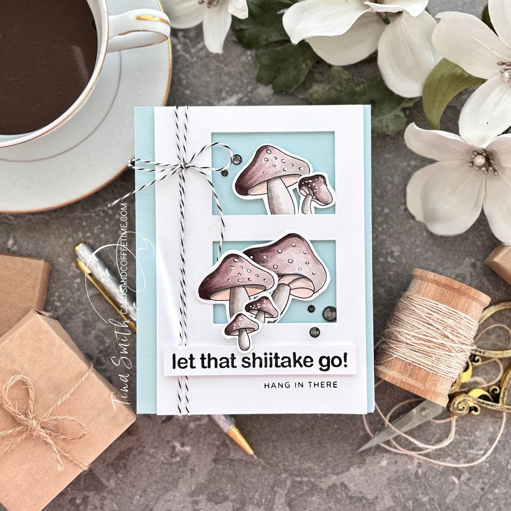 CZ Design Stamps and Dies Oh Shiitake set906os To Love Encouragement Card | color-code:ALT05