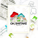 CZ Design Stamps Dies And Stencil Oh Shiitake set934os Favorite Things Congrats Card