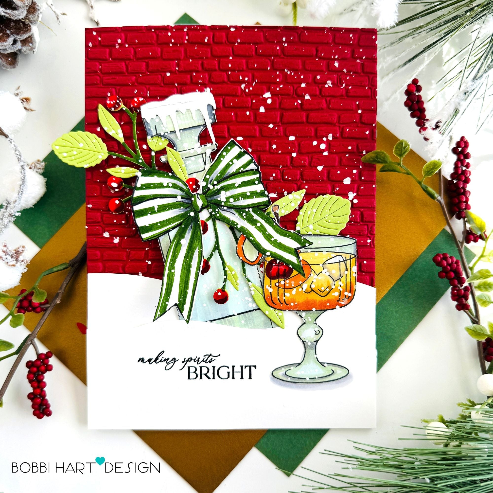 Simon Says Stamp Old Fashioned Christmas Wafer Dies 1220sdc Festive Fun  Christmas Card | color-code:ALT04