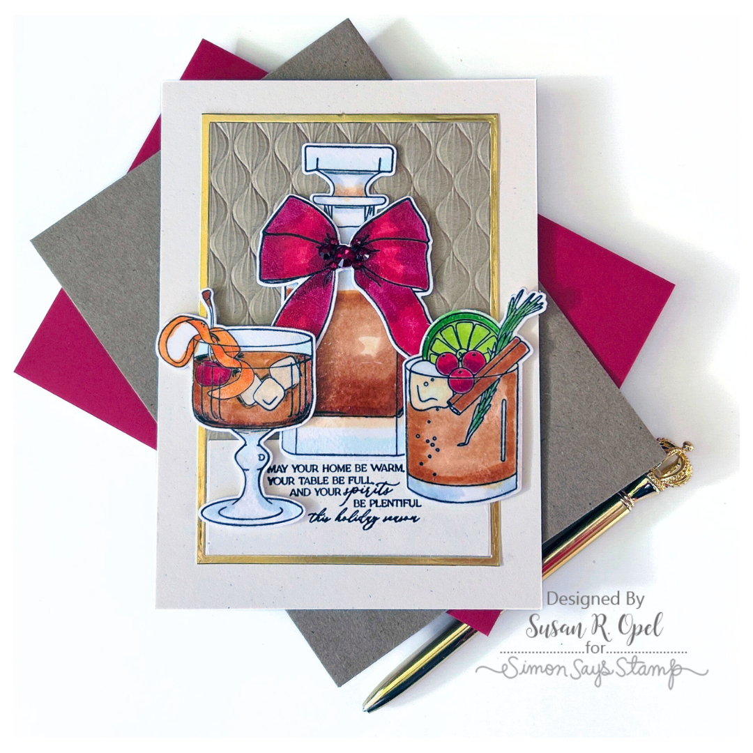 Simon Says Stamp Old Fashioned Christmas Wafer Dies 1220sdc Festive Fun  Christmas Card
