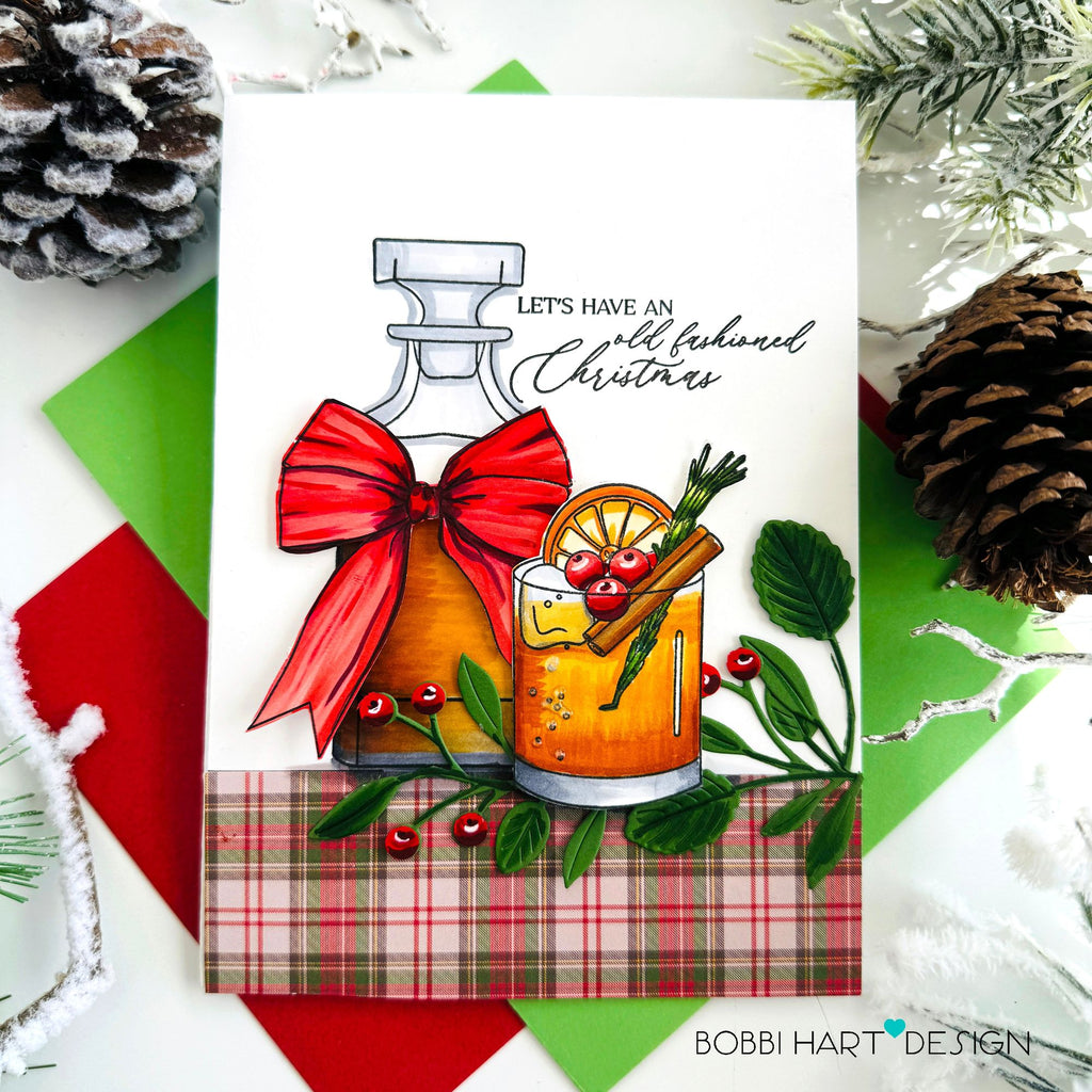 Simon Says Stamps and Dies Old Fashioned Christmas set885of Festive Fun Christmas Card | color-code:ALT03