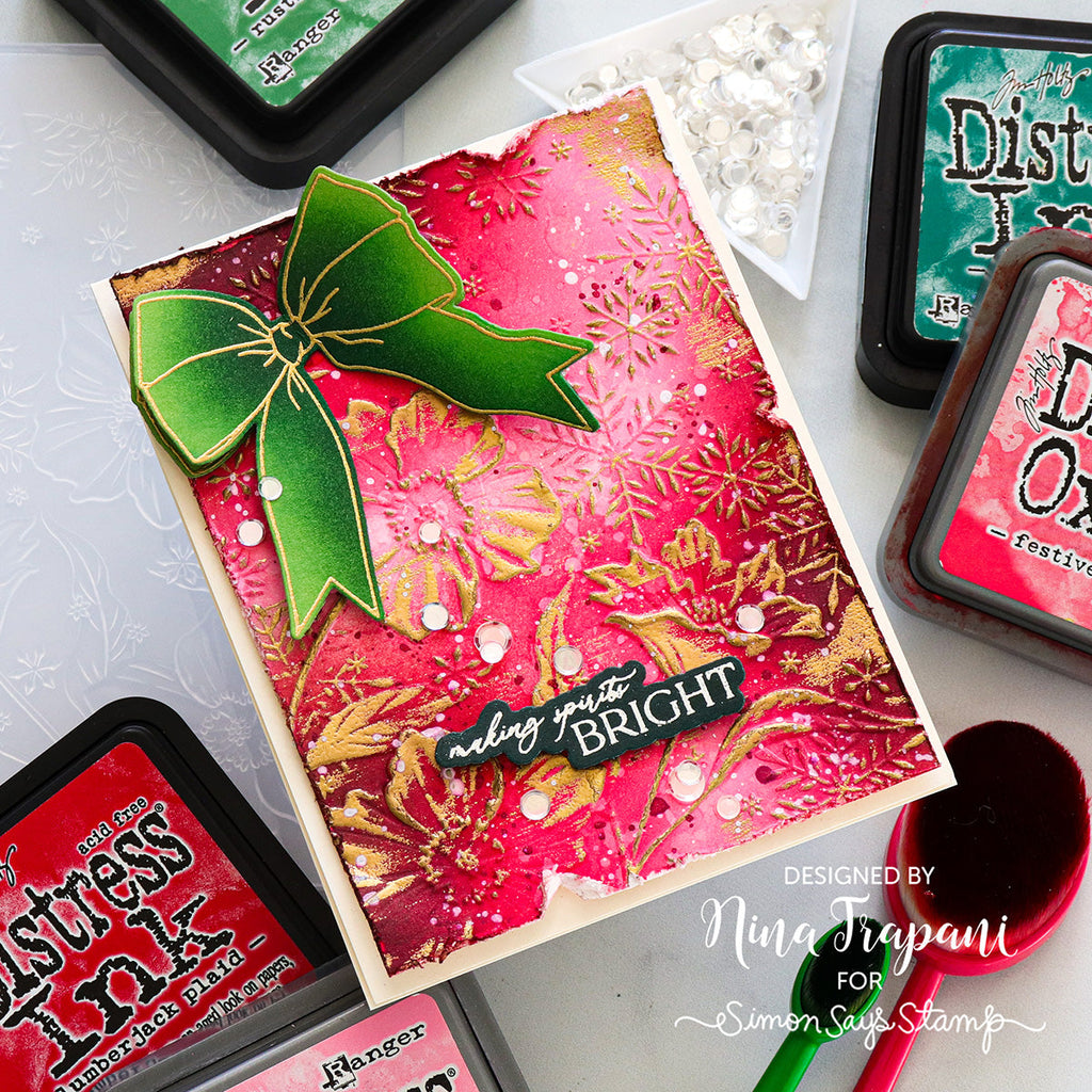 Simon Says Stamps and Dies Old Fashioned Christmas set885of Festive Fun Christmas Card | color-code:ALT04