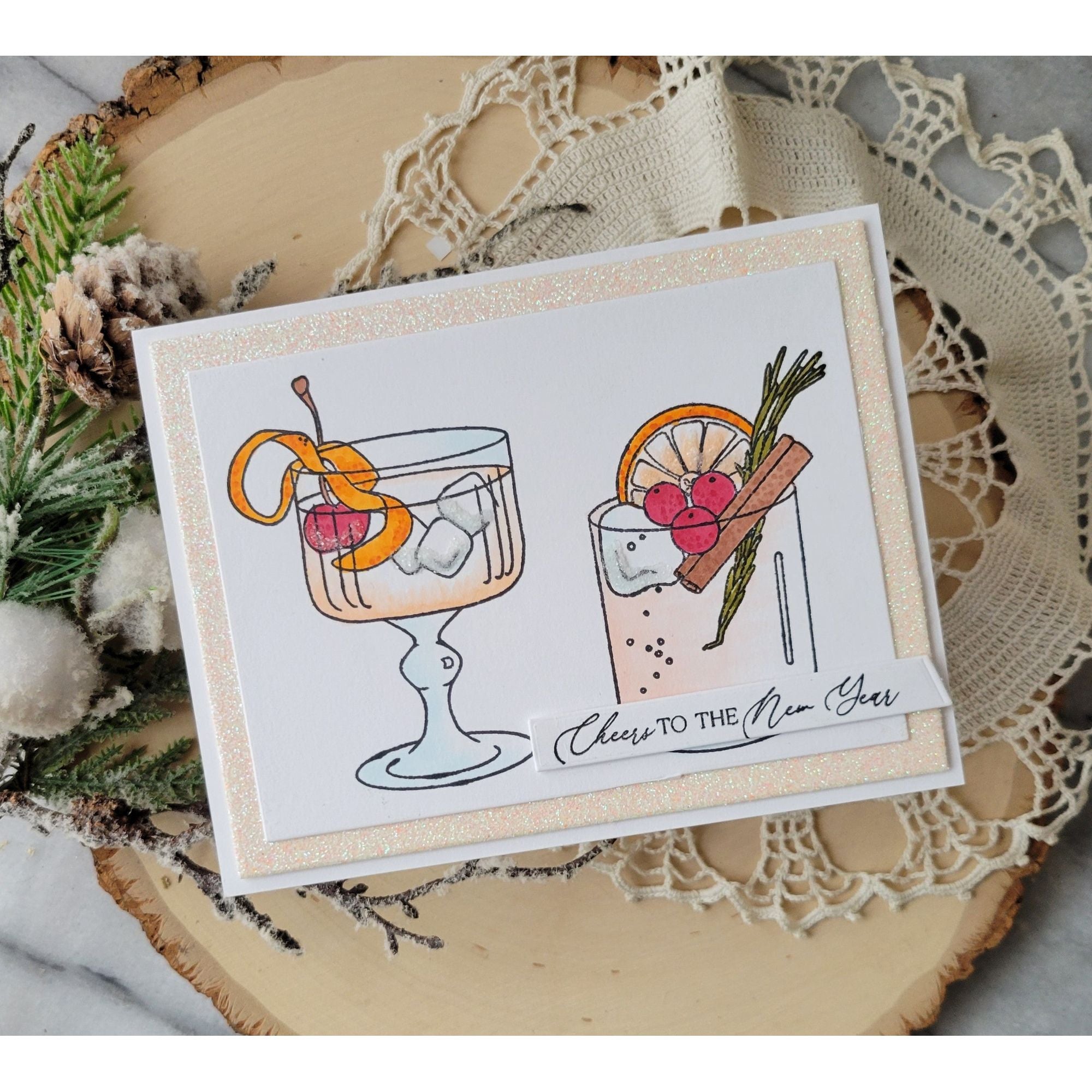 Simon Says Clear Stamp Old Fashioned Christmas 2144ssc Festive Fun New Years Card | color-code:ALT05
