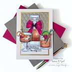 Simon Says Stamps and Dies Old Fashioned Christmas set885of Festive Fun Christmas Card
