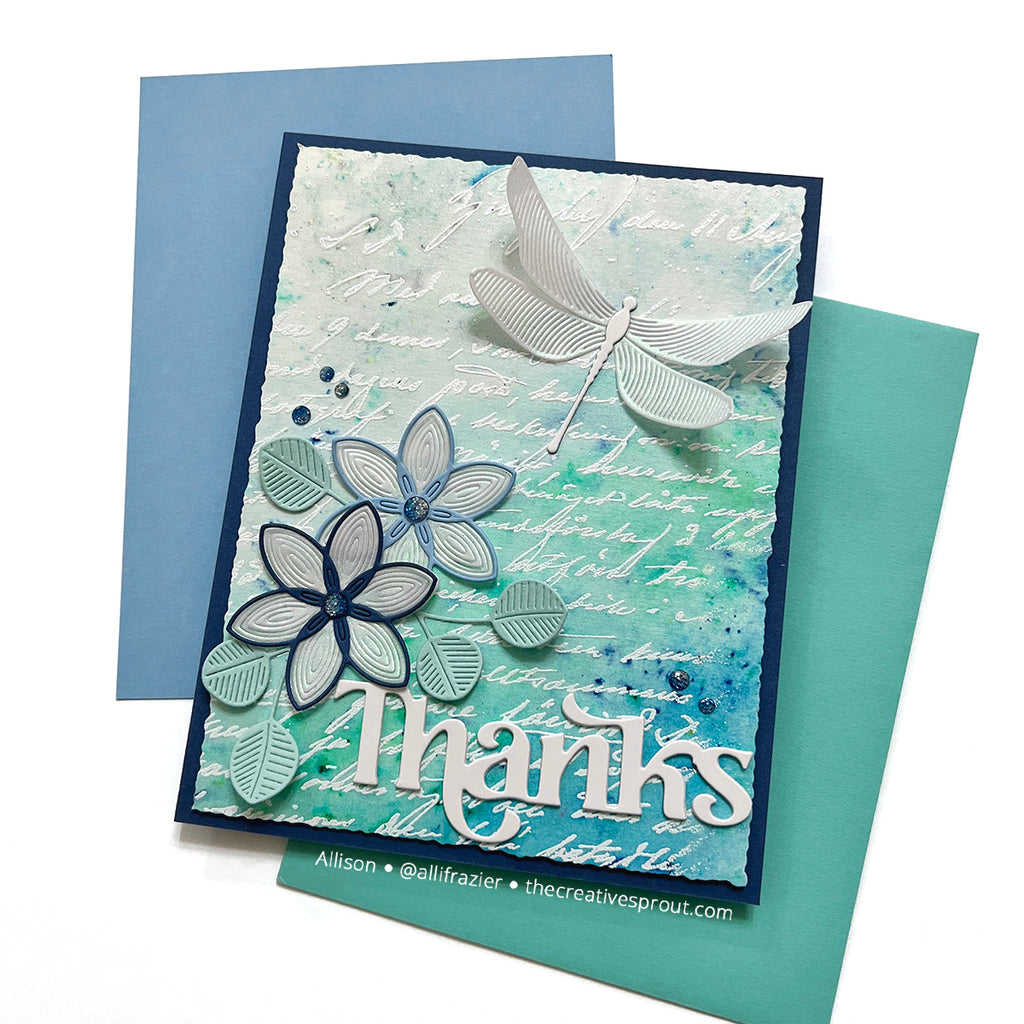 Simon Says Clear Stamps Old Letter 1067ss Cheering for You Thanks Card | color-code:ALT01