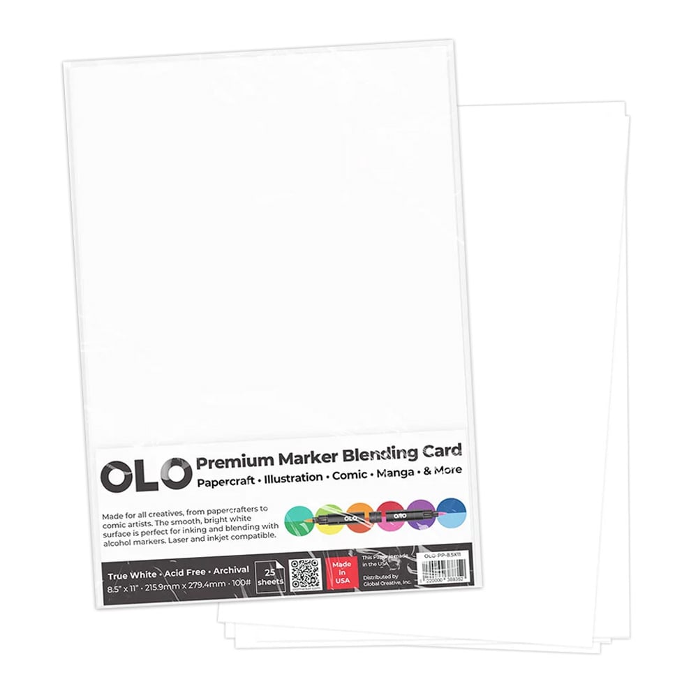 Olo Premium Marker Blending Card Pack of 25