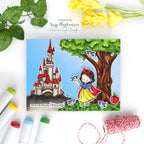 Simon Says Stamp Once Upon A Time Wafer Dies sssd112970c All The Joy Princess Birthday Card | color-code:ALT01