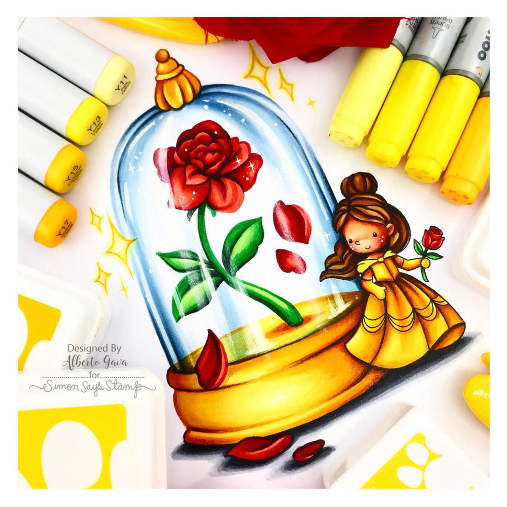 Simon Says Stamps And Dies Once Upon A Time set697ou All The Joy Princess Coloring