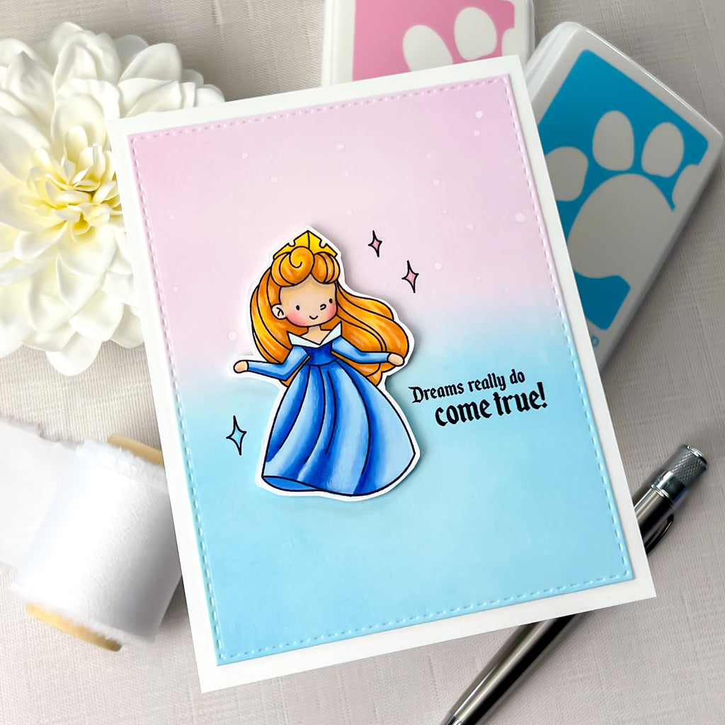 Simon Says Clear Stamps Once Upon a Dream 2057ssc Sunny Vibes Dreams Card