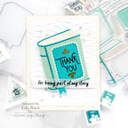 Simon Says Stamp One for the Books Wafer Dies 1250sdc Favorite Things Thank You Card | color-code:ALT05