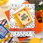 Simon Says Stamp One for the Books Wafer Dies 1250sdc Favorite Things Birthday Card