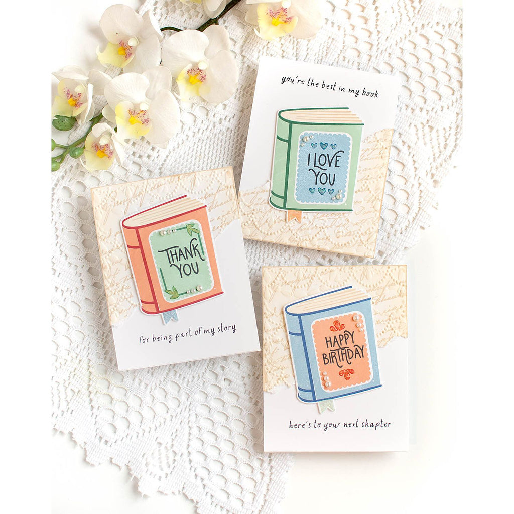 Simon Says Clear Stamps One for the Books 2161ssc Favorite Things Card Set | color-code:ALT08