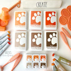 Simon Says Stamp Pawsitively Saturated Ink Cubes Orange Leaves ssc606 Stamptember