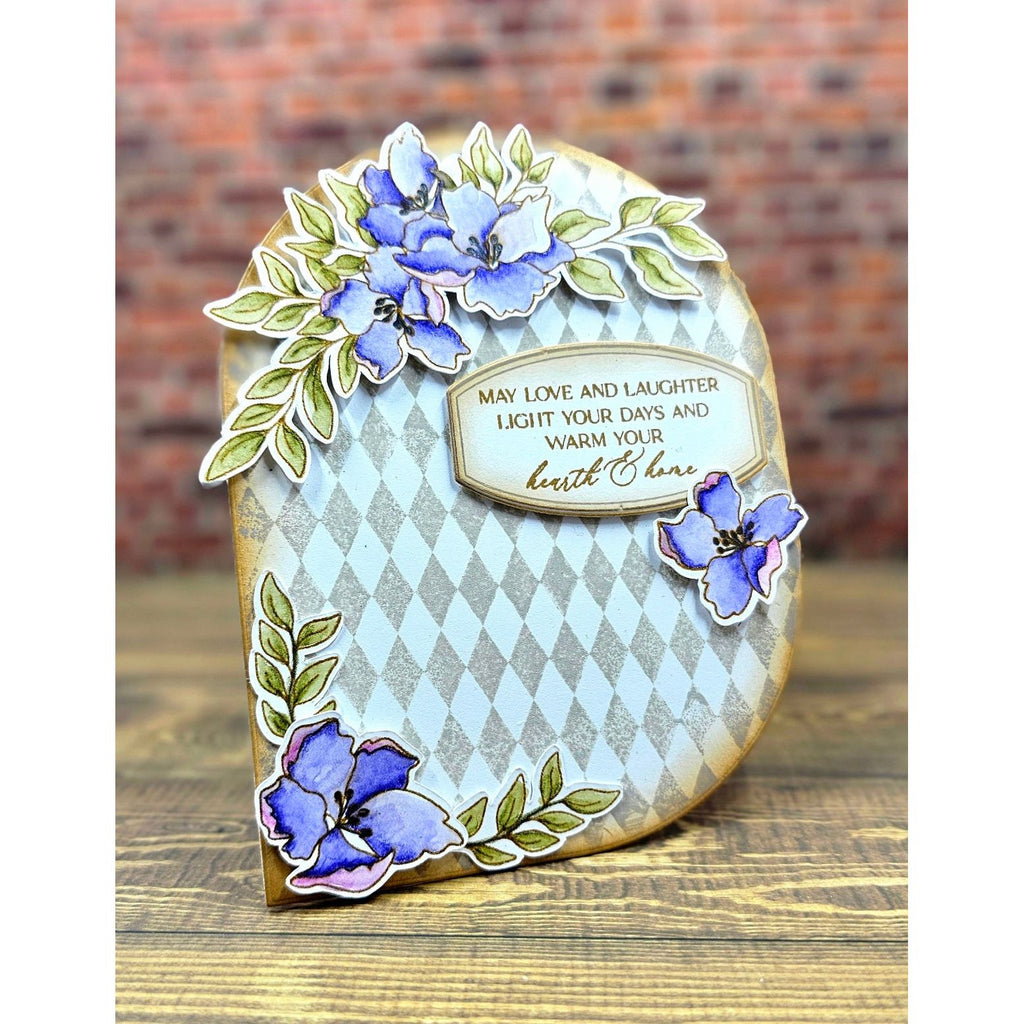 Simon Says Stamp Orange Blossom Blessings Wafer Dies 1328sdc Moments in Time Wedding Card