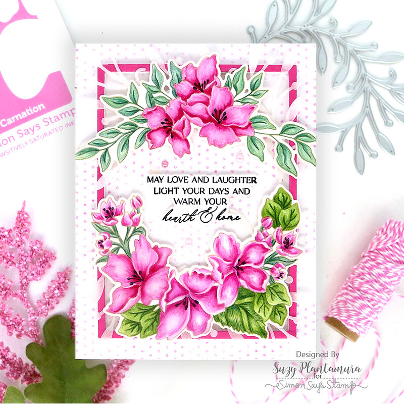 Simon Says Stamp A2 Frames Wafer Dies 1343sd Moments In Time Wedding Card | color-code:ALT03