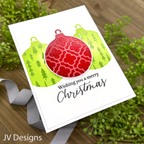 Simon Says Stamp Stencils Ornament Masks ssst221713 All The Joy Christmas Card