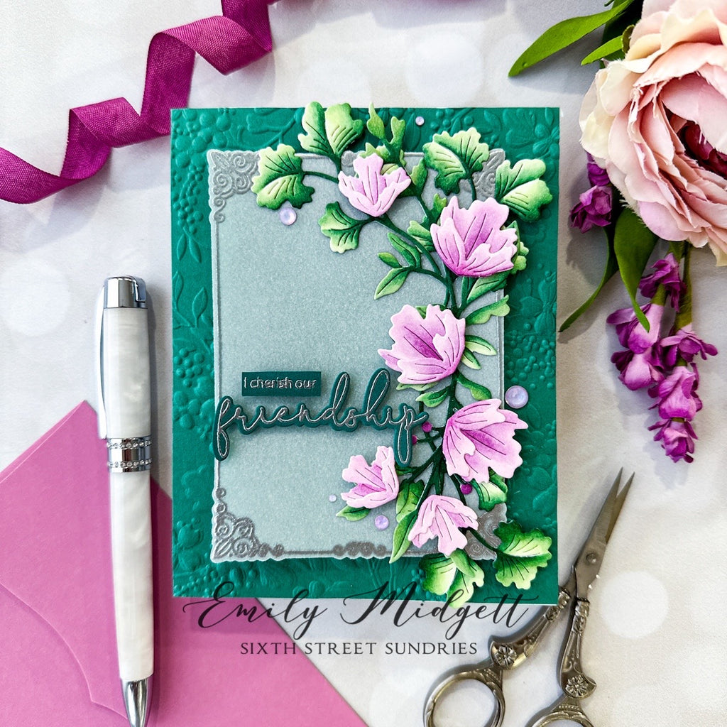 Simon Says Stamps And Dies Ornate Borders And Frames Friend Card | color-code:ALT02