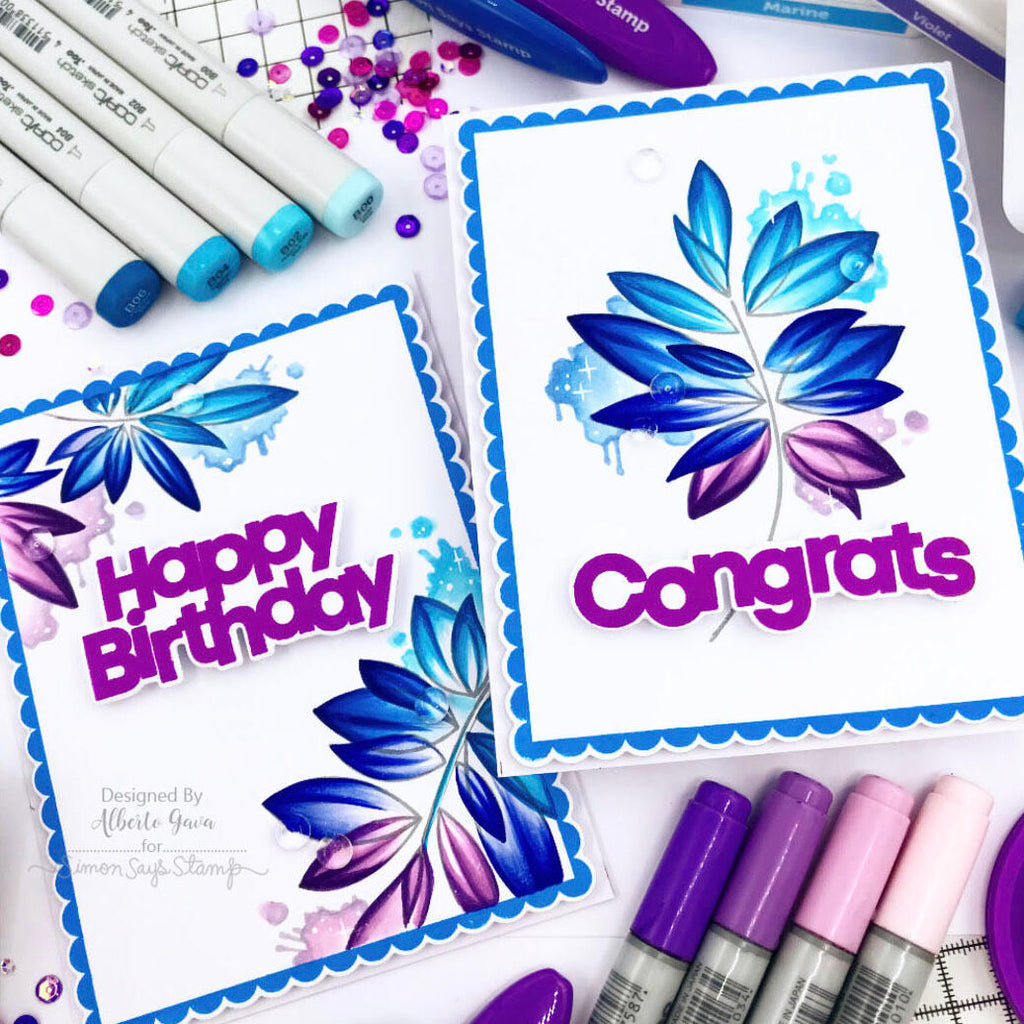 Simon Says Clear Stamps Ornate Borders And Frames 2017ssc Sweetheart Vibrant Cards | color-code:ALT04