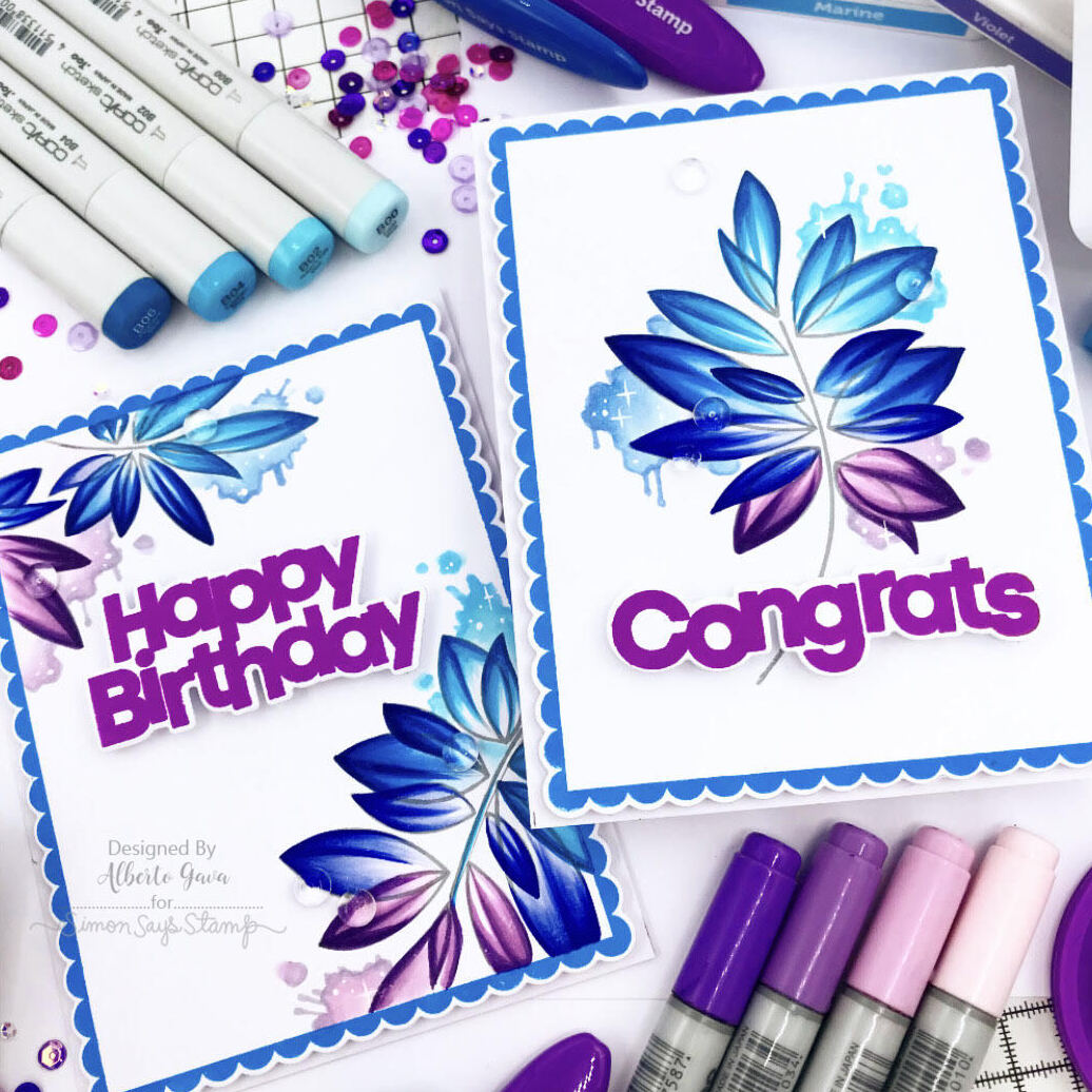 Simon Says Clear Stamps Ornate Borders And Frames 2017ssc Sweetheart Vibrant Cards | color-code:ALT04