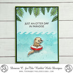 The Rabbit Hole Designs Otter Play Dies TRH-202D water