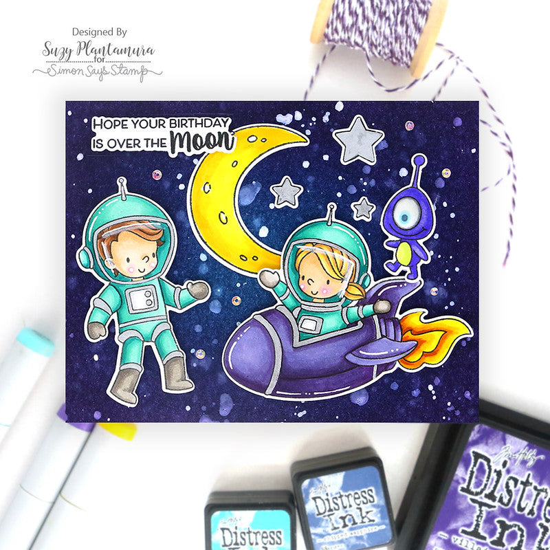 Simon Says Stamps and Dies Out of This World set1026ow Happy Camper Birthday Card | color-code:ALT01