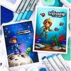 Simon Says Clear Stamps Out of This World 3262ssc Happy Camper Birthday and Friend Cards | color-code:ALT04