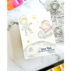 Simon Says Stamps and Dies Out of This World set1026ow Happy Camper Love You Card