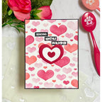 Simon Says Stamp Set of 4 Stencils Outline Hearts 1066stc To Love Love Card | color-code:ALT02