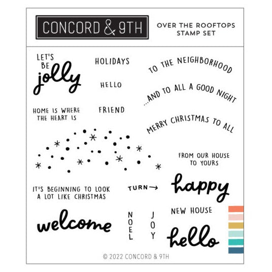 Concord & 9th Over the Rooftops Clear Stamp Set 11891