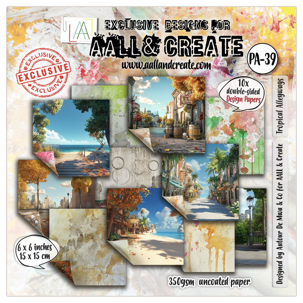 AALL & Create Tropical Alleyways 6x6 Design Paper 39