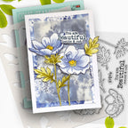 Polkadoodles Beautiful Anemone Clear Stamps pd8747 beautiful