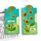 Polkadoodles Wild Sunshine Clear Stamps pd8748 tags