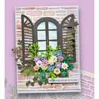 Polkadoodles Brick Stencil pd8843 this house to yours