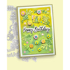 Polkadoodles Botanical Foliage Dies pd8877 birthday