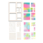 Polkadoodles Switchables Squares and Rectangles Stencil pd8908 sample