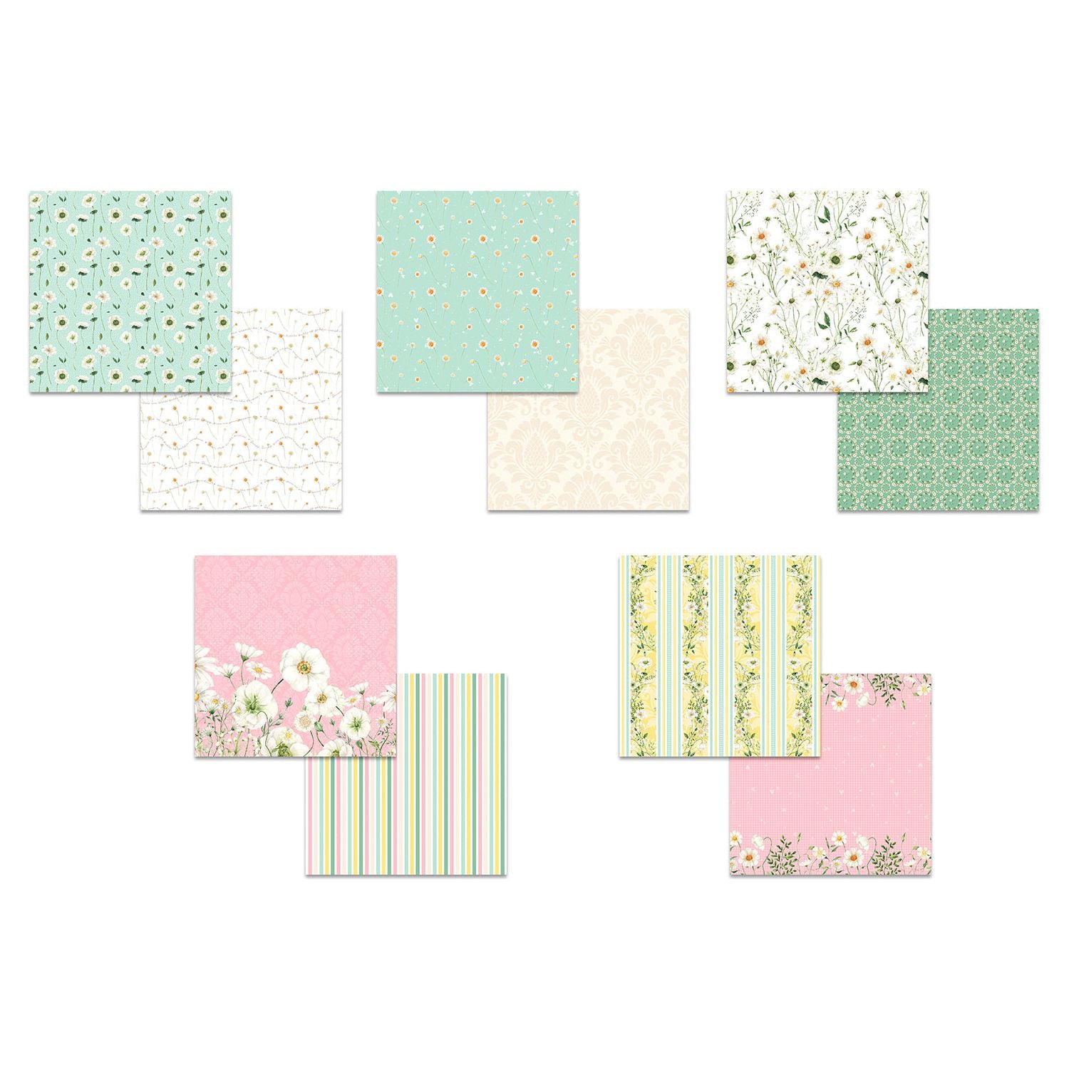 Polkadoodles Daisy Daisy 8x8 Paper Pack pd8928