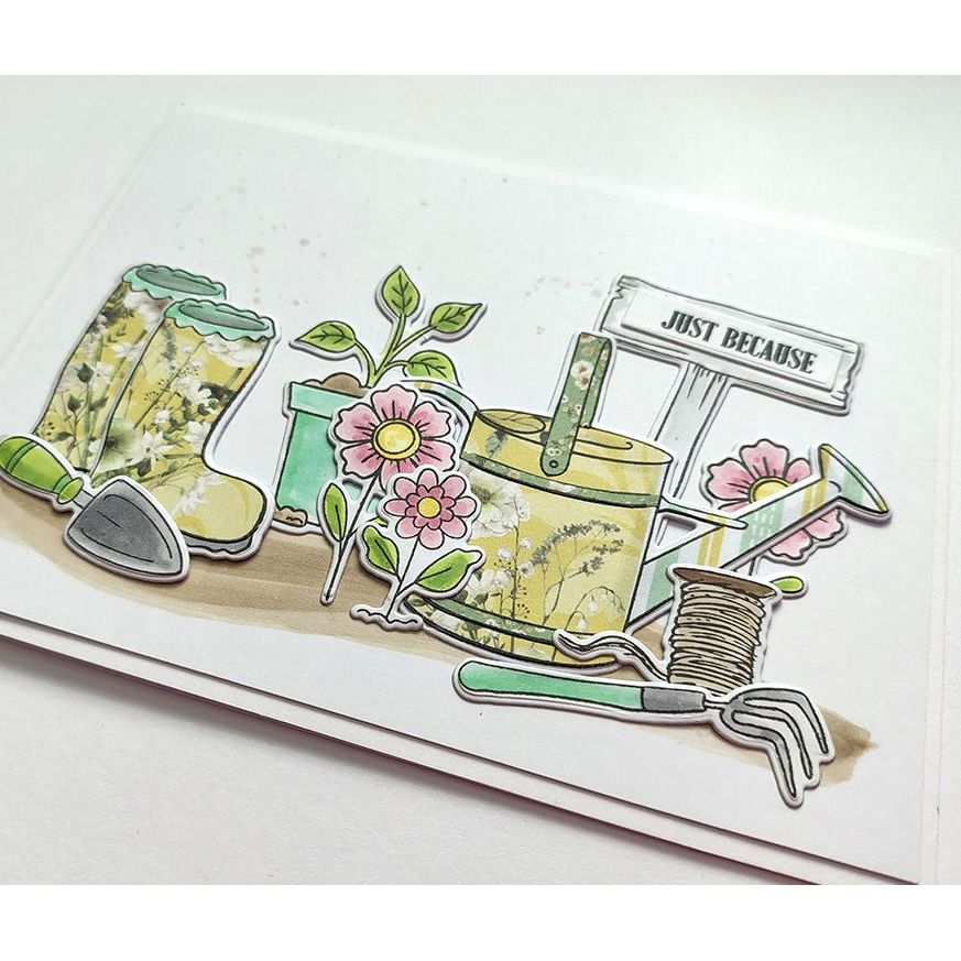 Polkadoodles All the Dirt Clear Stamps pd8929