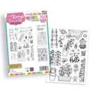 Polkadoodles Garden Therapy Clear Stamps pd8931