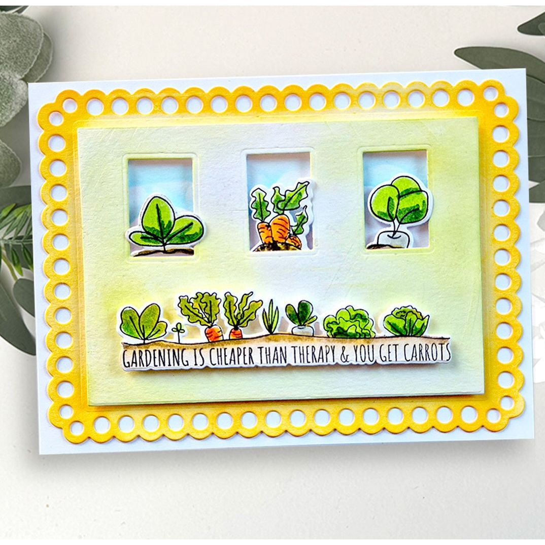 Polkadoodles Garden Therapy Clear Stamps pd8931